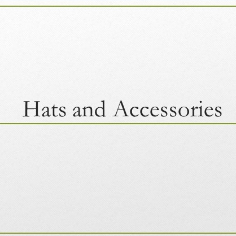 Belts, Hats and Accessories